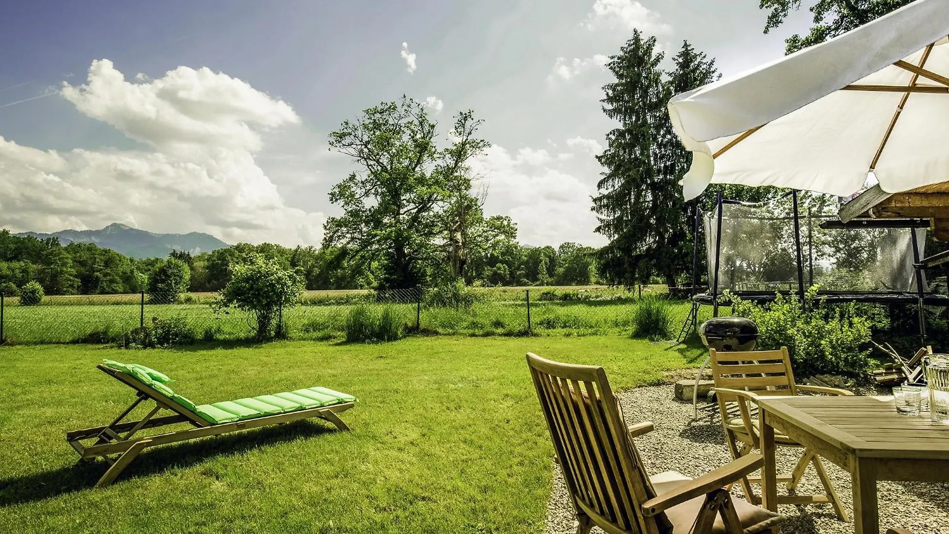 5 Sterne Fewo Mit Garten Und Bergblick In Chiemsee-Naehe Übersee Alemanha